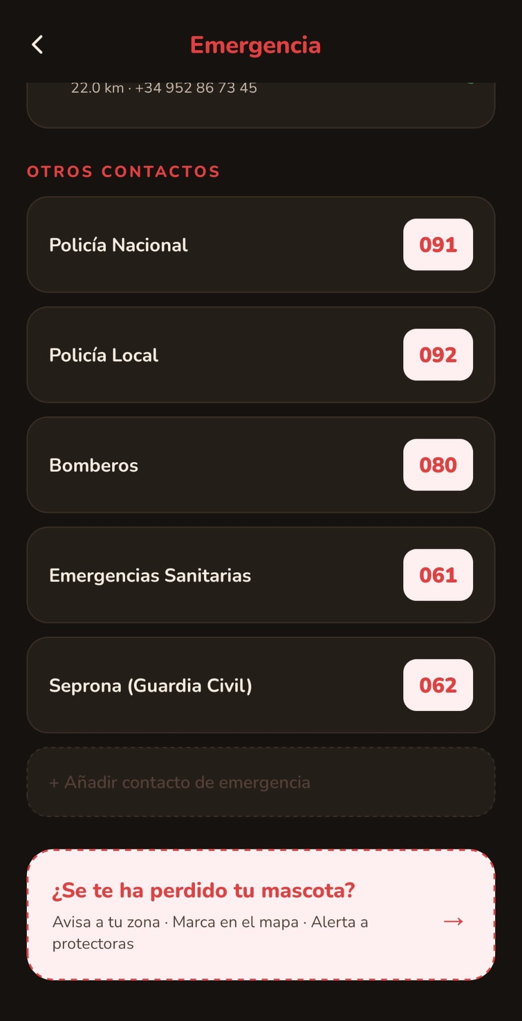 Emergencia detalle