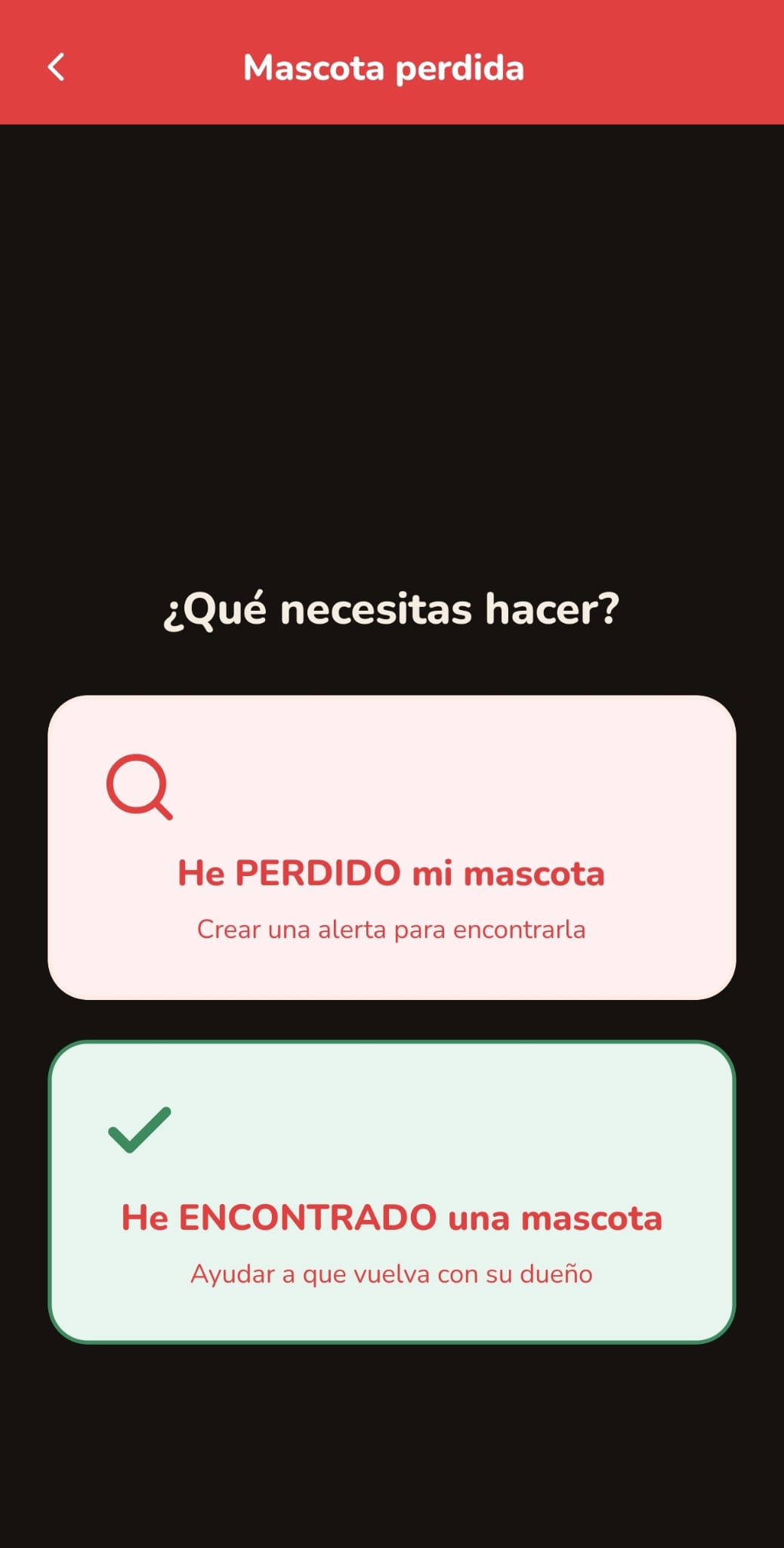 Mascota pérdida